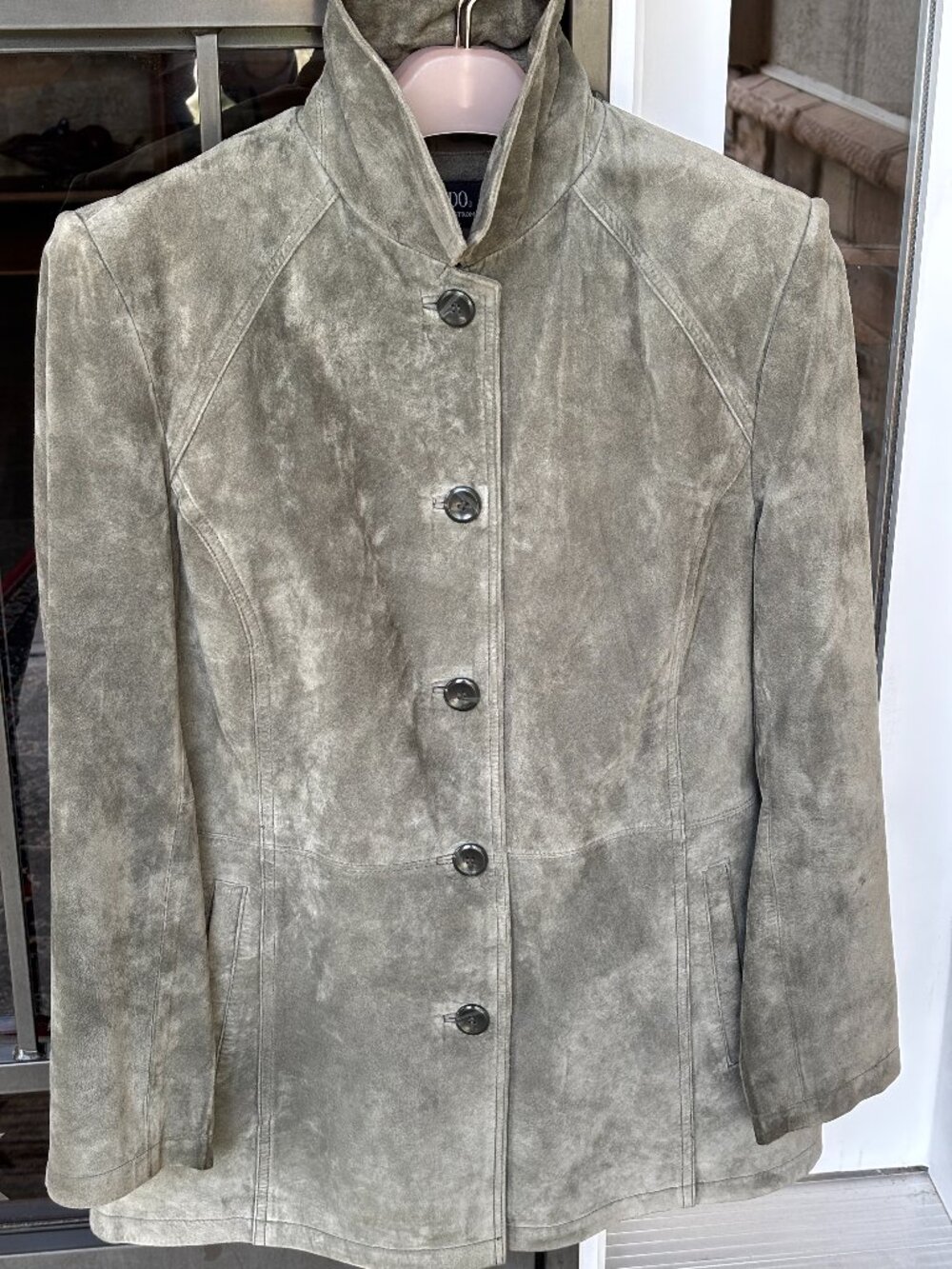 Suede coat, Bernardo for Nordstrom